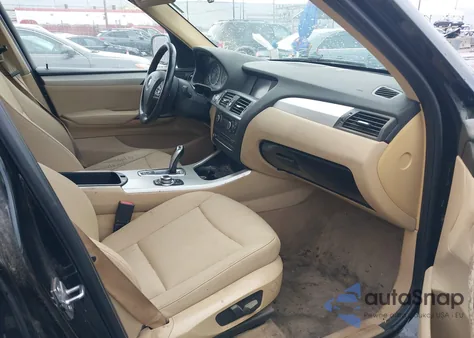 2011 BMW X3 xDrive28I из США, поврежденный, VIN 5UXWX5C53BL707037